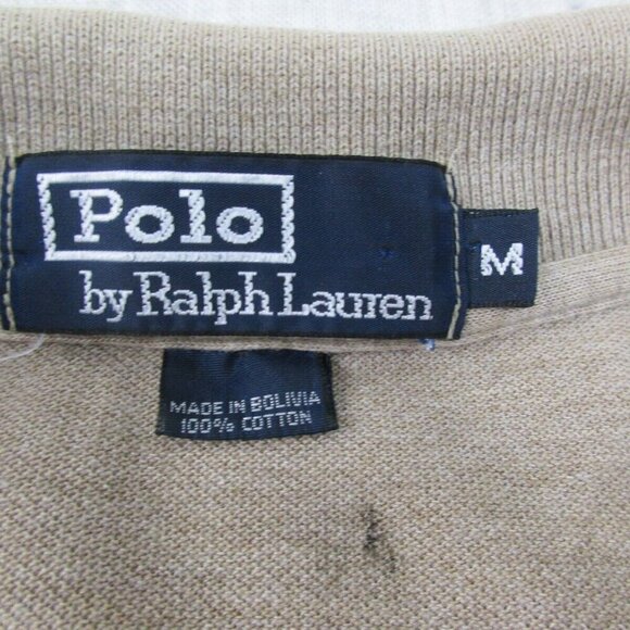 Polo Ralph Lauren Polo Shirt Mens M Olive Green Golf Performance High Low Slit‎ - Picture 5 of 9